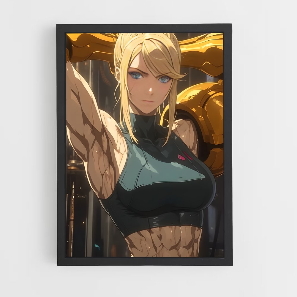 Poster Samus et le Pouvoir du Robot – affiche Metroid (vue 2)